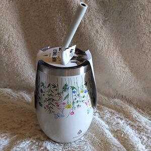 🌺 NWT Manna Stainless Steel Wine (?) Tumbler